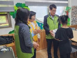 고창군 상하면 어린이날 맞이, 케이크 전달 기사 이미지
