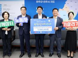전주시와 NH농협, 산단 노동자를 위한 따뜻한 나눔 실천 기사 이미지