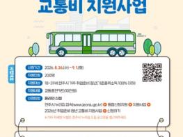 전주시, 청년 취업활동 위한 교통비 부담 줄인다! 기사 이미지
