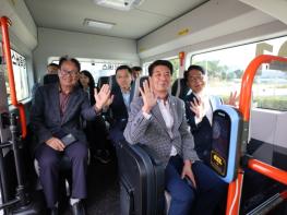 고창군, 농촌마을 수요응답형 행복버스 도입…“전화로 버스 부른다” 기사 이미지